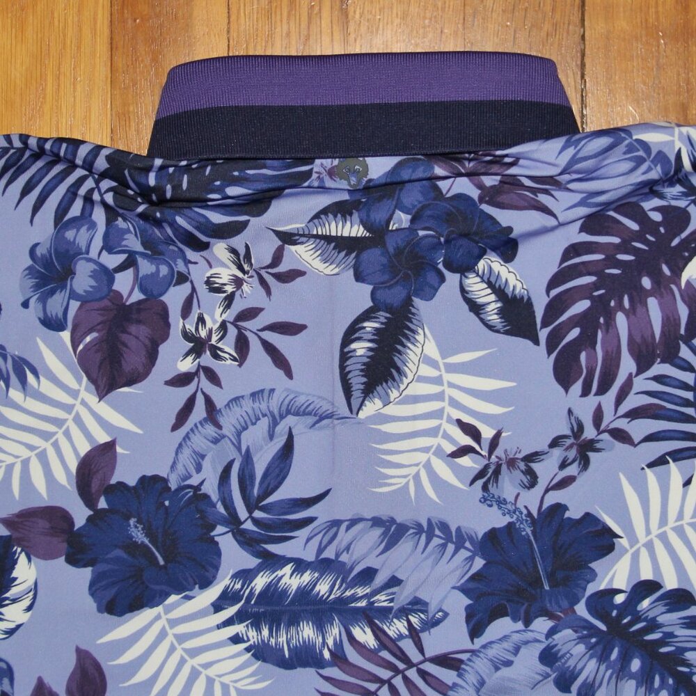 Greyson Floral Wolf Jungle Golf Polo Mens L XXL - Picture 6 of 6